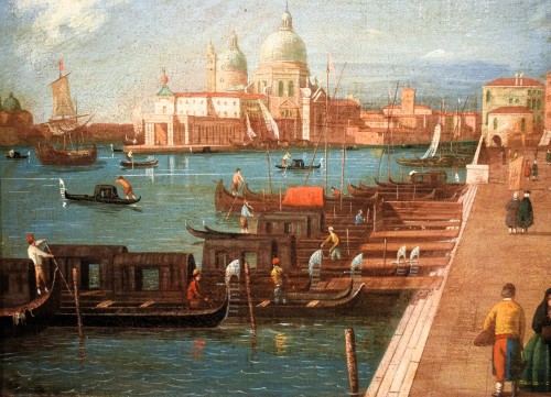 Antiquités - Venise, San Marco et la colonne de San Todaro - Gabriele Bella (1720 - 1799)